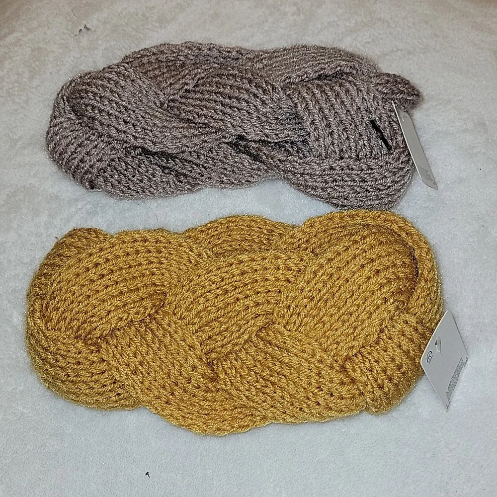 NWT Set of 3 women winter knitted twist headbands - Picture 1 of 5